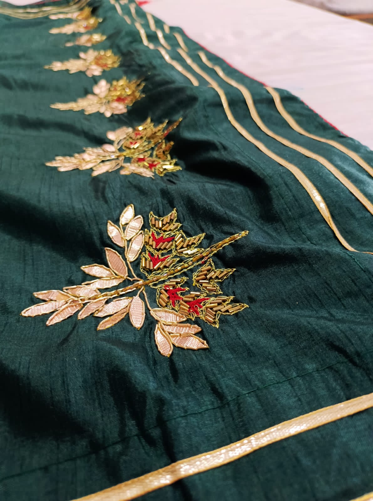 344006 Exclusive Fancy Saree - Green