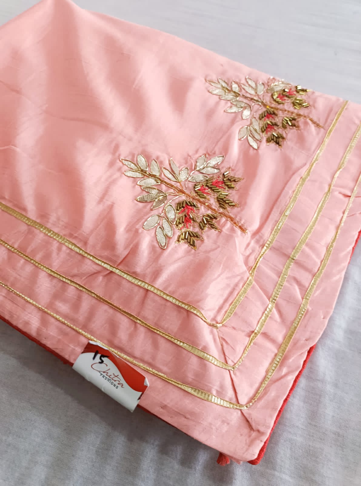 344006 Exclusive Fancy Saree - Pink