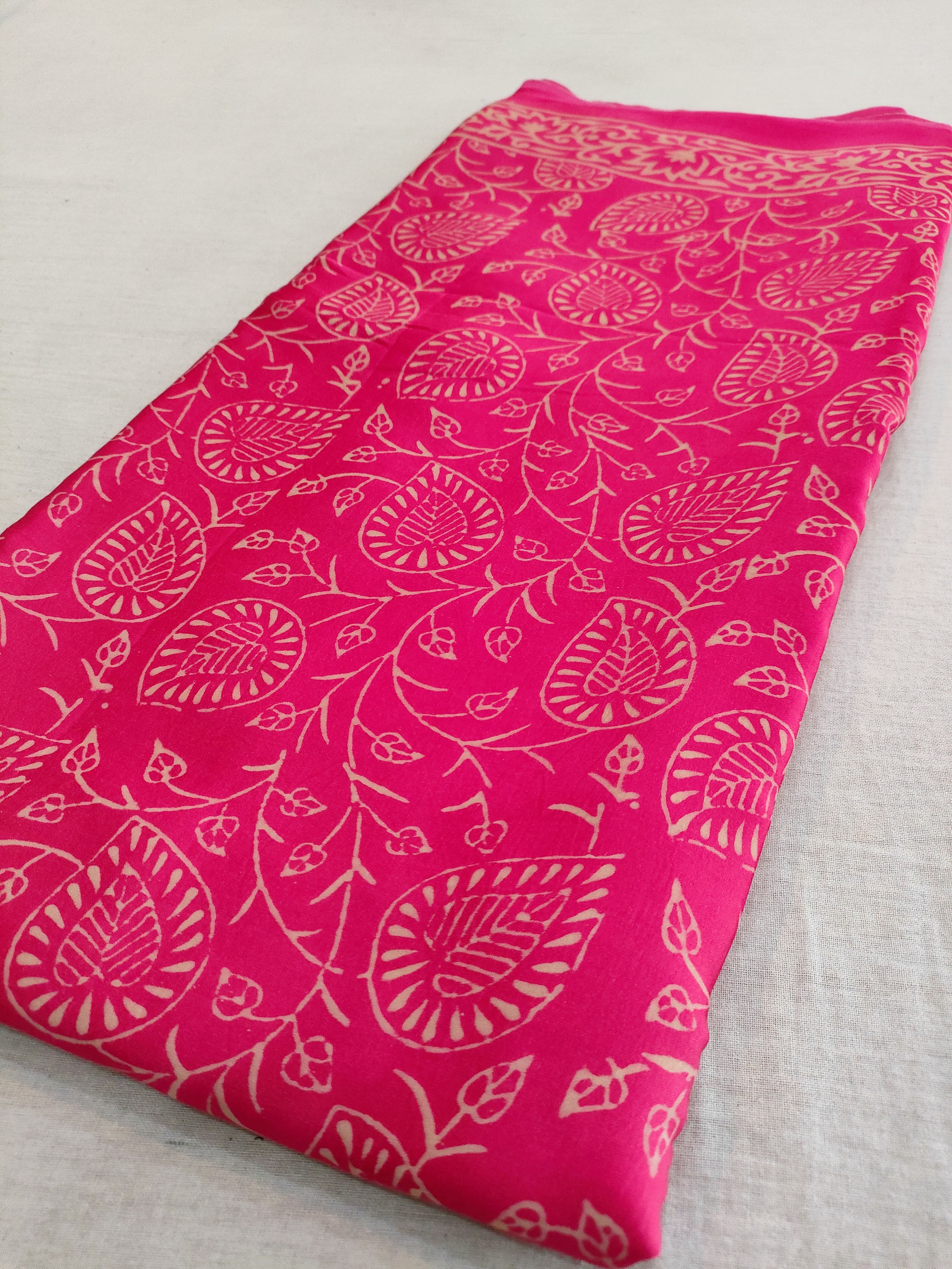 537006 Premium Modal Silk Ajrakh Saree 108003