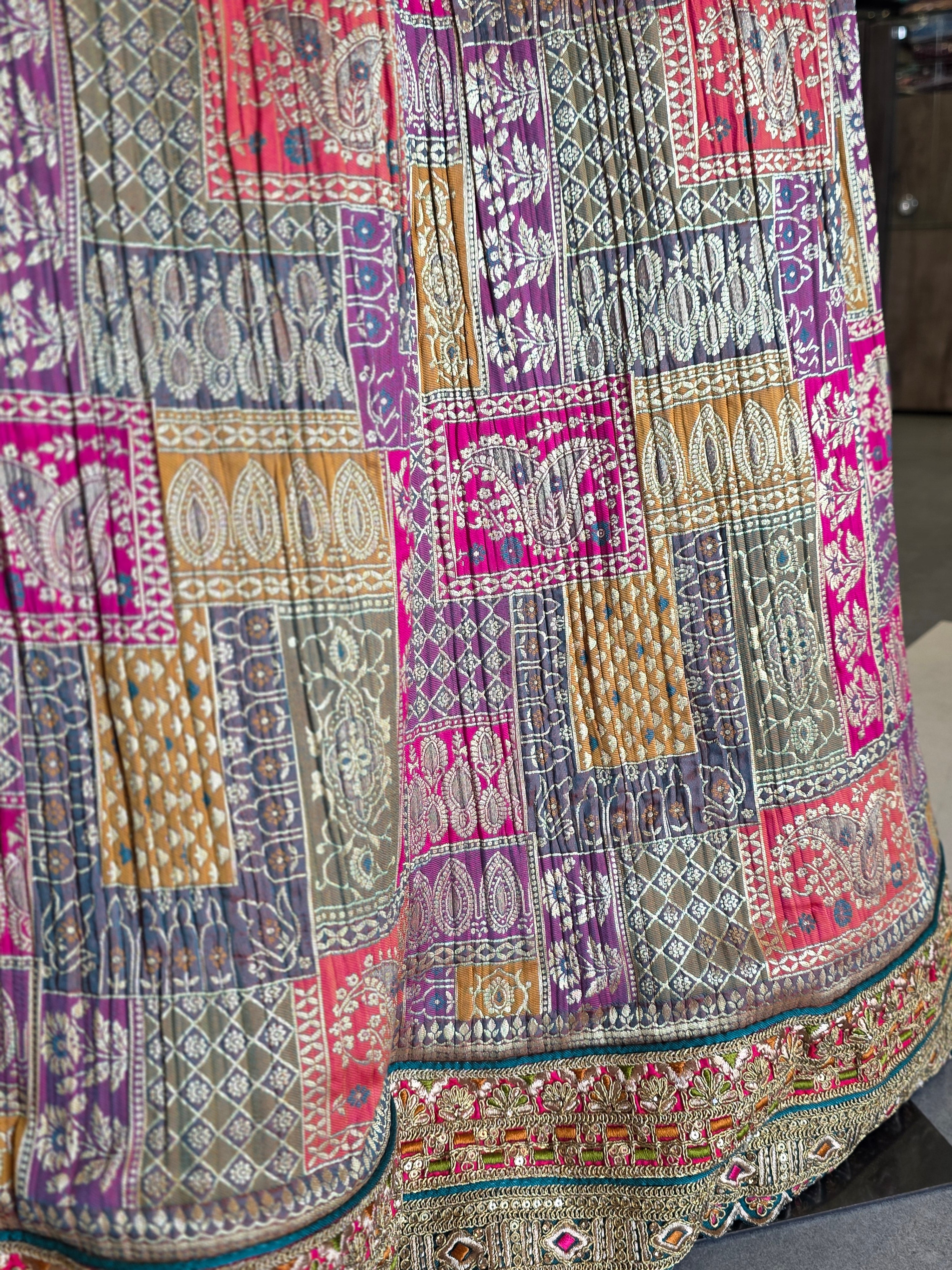 930003 Dola Silk Banarasi Weaving Unstitched Lehenga with Heavy Sequince Work Blouse & Dupatta