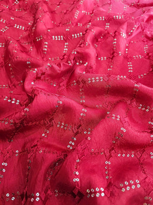 681001 Designer Pure Dola Silk Saree With Beautiful Sequence Work