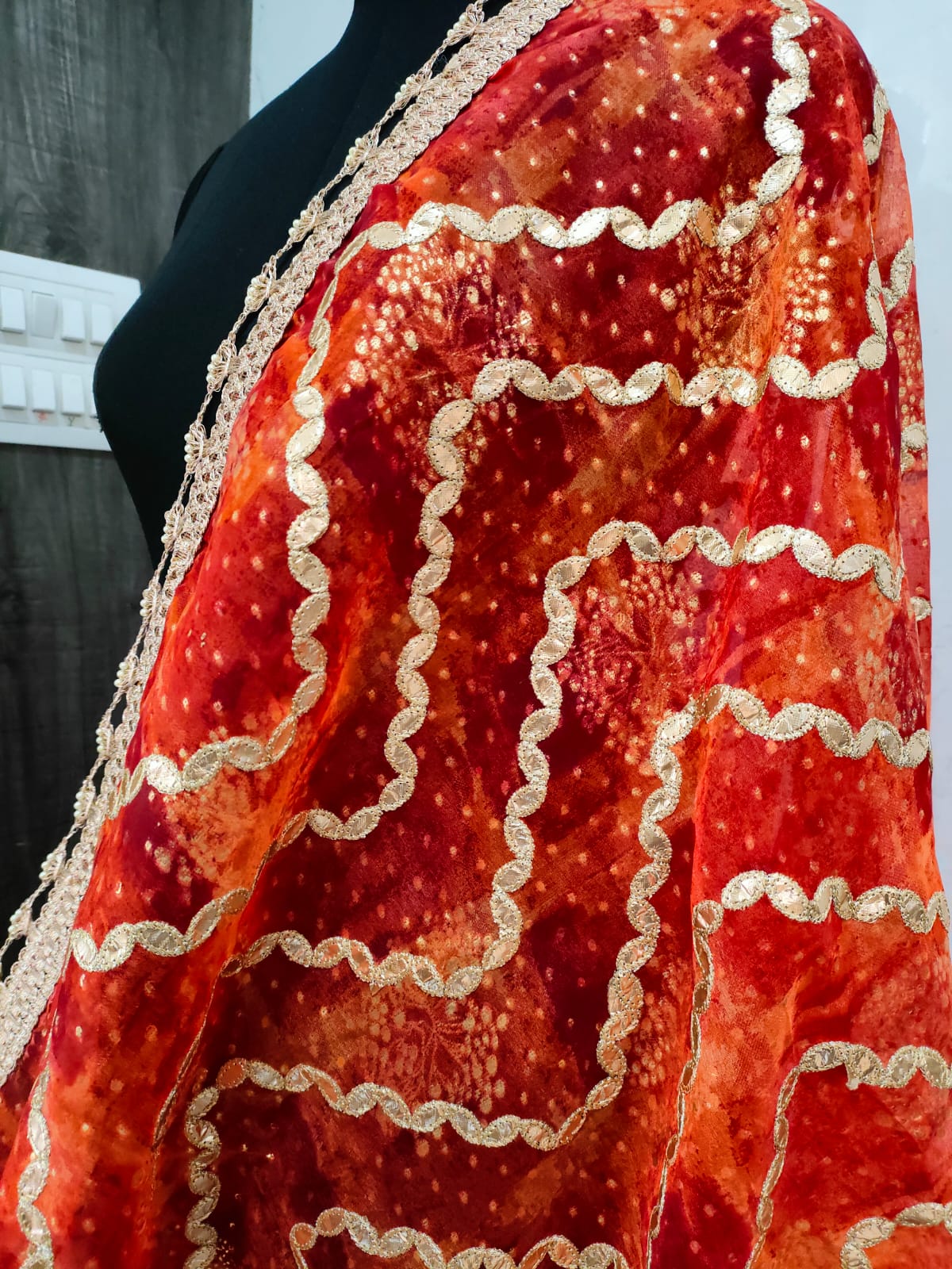 Women’s Organza Heavy Party Wear Dupatta