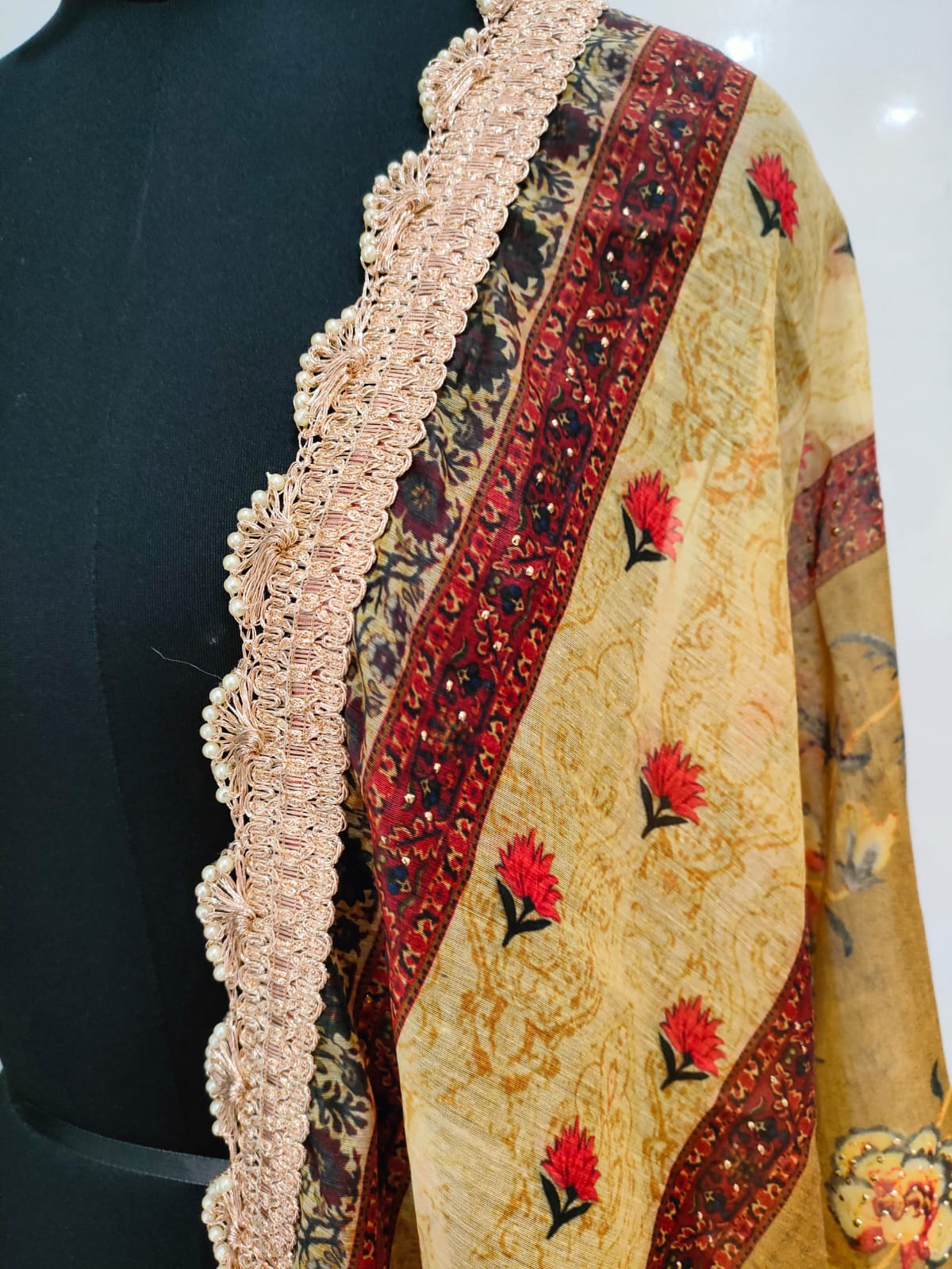 Women’s Maslin Silk Fancy Dupatta