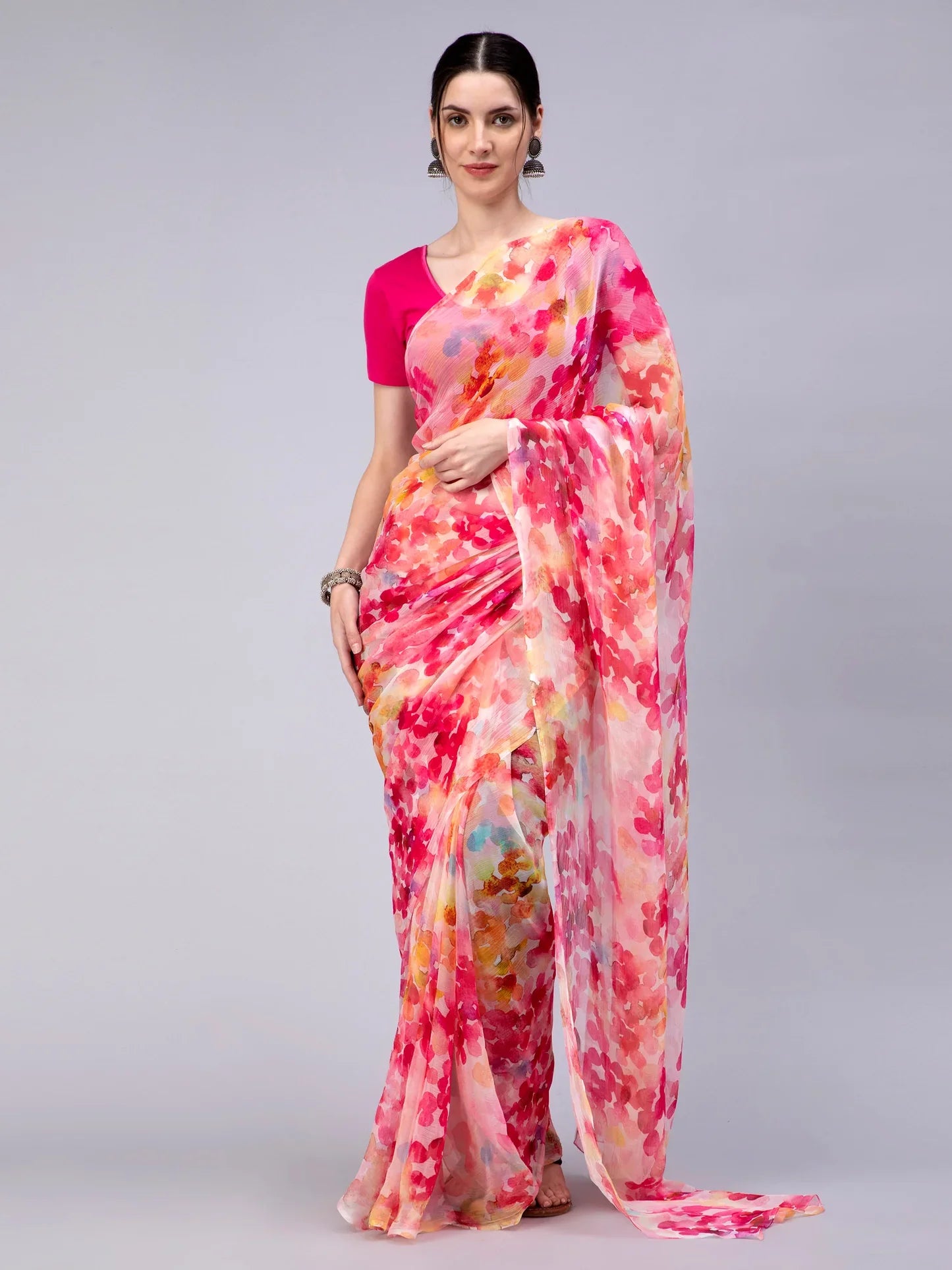 chiffon saree