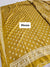 510001 Kalamkari Block Printed Soft Dola Silk Saree - Yellow