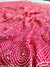 510007 Block Printed Soft Dola Silk Saree - Gajari Pink