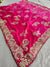 164001 Pure Opara Silk Designer Shaded Saree with Heavy Cutdana, Gota and Zari Weaving Handwork