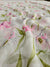 513003 Semi Chiffon Flower Printed Saree with Border & Blouse