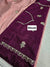 514006 Fancy Party Wear Saree with Zari Work - Pink