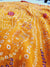 515009 Bandhani Saree with Border - Yellow