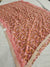 515008 Flower Print Saree with Border - Pink