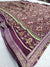 515007 Patola Print Saree with Border - Purple