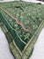 515007 Patola Print Saree with Border - Green
