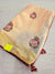 518002 Soft Linen Saree With Embroidery - Pink