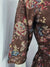 166009 Floral Printed Long One Piece Brown Kurta