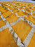 523002 Rajasthani Ghatchola Zari Checks Georgette Saree - Yellow