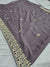 523005 Rajasthani Gota Patti Georgette Tissue Saree - Dark Magenta