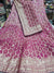 524004 Banarasi Zari Weaving Shaded Dola Silk Lehenga - Pink