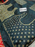 524003 Banarasi Zari Weaving Bandhani Art Silk Lehenga - Dark Green