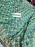 524002 Banarasi Zari Weaving Bandhani Art Silk Lehenga - Light Green