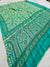 526004 Heavy Georgette Digital Flower Printed Saree - Green