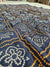 529003 Bandhani Print Cotton Silk Saree - Navy Blue