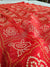 529003 Bandhani Print Cotton Silk Saree - Red