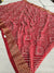 529001 Batik Print Cotton Silk Saree - Maroon
