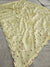 530001 Bandhej Saree with Gold Print and Cut Work Border - Cream