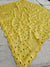 530001 Bandhej Saree with Gold Print and Cut Work Border - Yellow