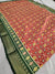 530004 Patola Print Soft Jute Silk Saree - Red