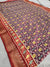 530004 Patola Print Soft Jute Silk Saree - Purple