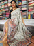531003 "Morepankh" Handblocked Kalamkari Printed Silk Saree