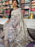 531004 "Morepankh" Handblocked Kalamkari Printed Silk Saree