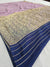 533003 Pure South Silk Saree With Ikkat and Minakari Work - Purple