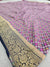 533003 Pure South Silk Saree With Ikkat and Minakari Work - Purple