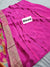 533001 Pure Gajji Silk Saree With Minakari Work - Rani