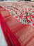 538003 Designer Pure Muslin Patola Saree With Zari Work - Red 480006