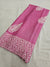 542003 Semi Dola Silk Batik Print Saree - Pink