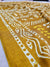 542002 Semi Dola Silk Batik Print Saree - Mustered