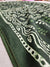 542002 Semi Dola Silk Batik Print Saree -Green