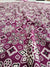 542004 Semi Dola Silk Ajrakh Print Saree - Purple