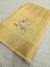 545001 Digital Flower Print Tissue Silk Saree with Zari Embroidery - Yellow