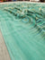 553002 Heavy Weightless Georgette Digital Printed Saree - Green
