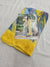 553006 Heavy Weightless Georgette Digital Printed Saree - Yellow
