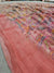 553004 Heavy Weightless Georgette Digital Printed Saree - Peach
