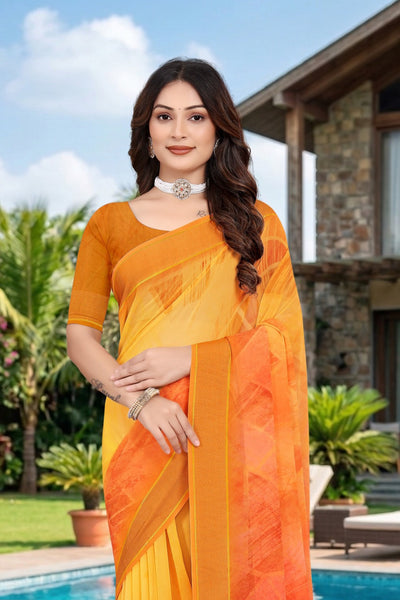 2172 Chitra Special Digital Print Georgette Saree