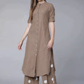 718008 Pure Cotton Hand Printed Kurti Pant Set