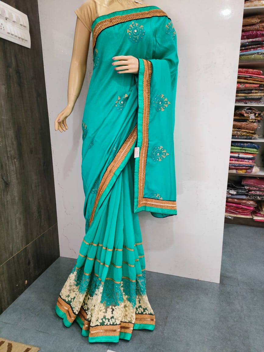 248002 डिज़ाइनर फैंसी साड़ी 