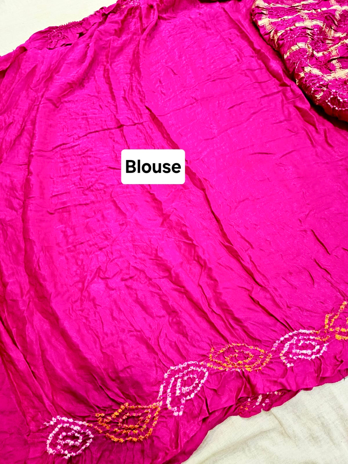 C75002 C75002 Premium Ghatchola Hand Bandhani Gajji Silk Saree - Rani – Chitra ...